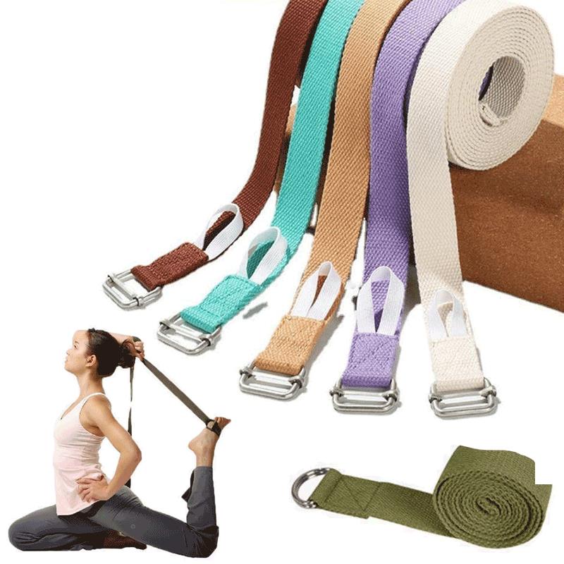 Pilates Yoga Ring Exercises - 179/184x2.5cm Yoga Strap Cotton Exercise Yoga