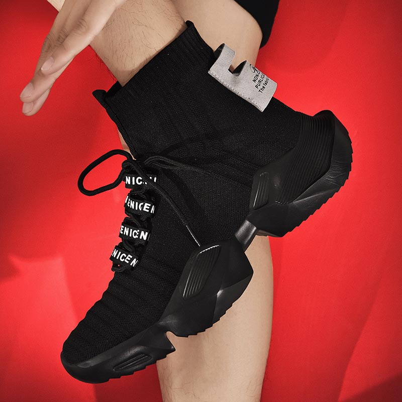 Pilates Yoga House - Plus Size Hightop High-soled Men Sport