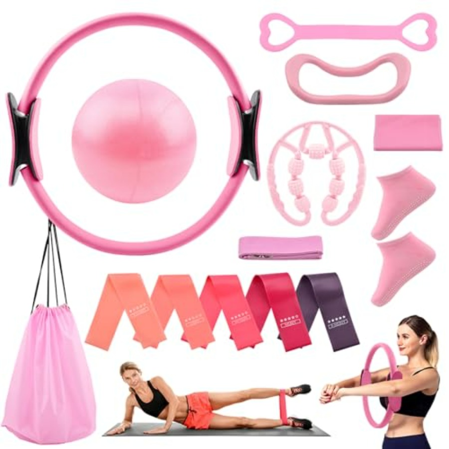 Pilates Yoga Kit - Pilates Essentials Kit for Women, 14