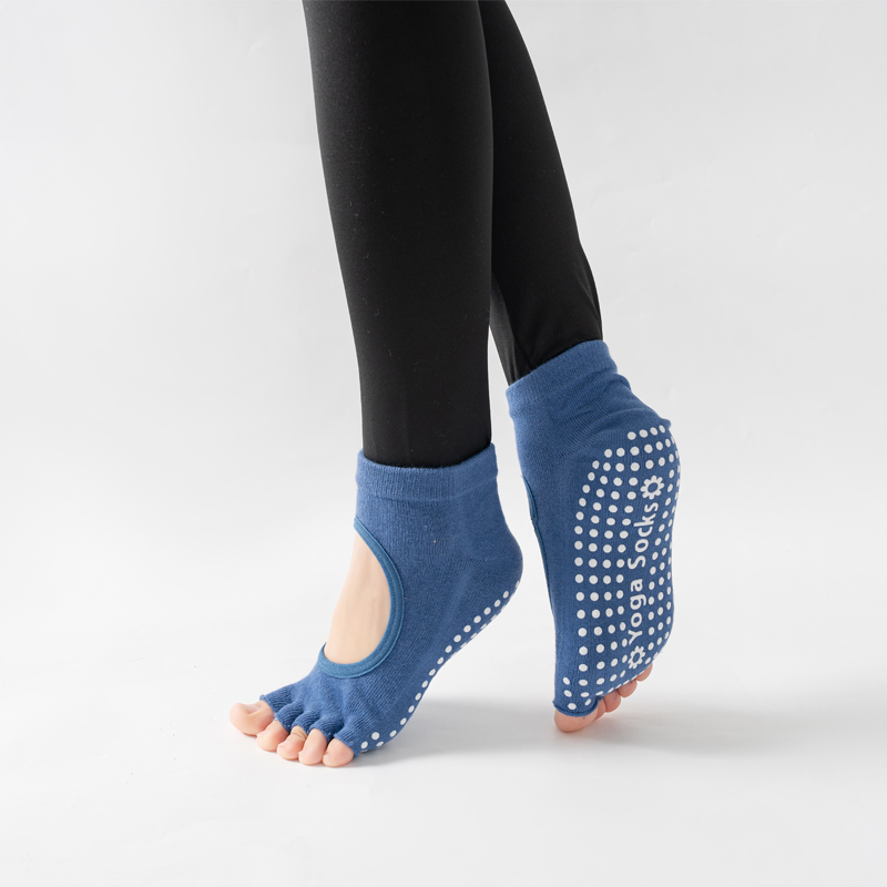 Pilates Yoga Shoes - Women Backless Five Toe Yoga Socks