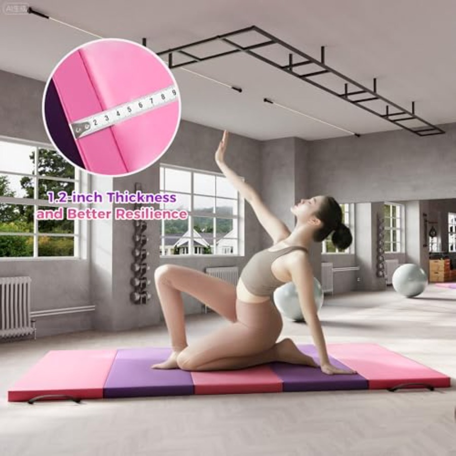 Folding Gymnastics Mat, Exerci – Pilates & Yoga Wohlfühlen Forchheim recenzja i cena