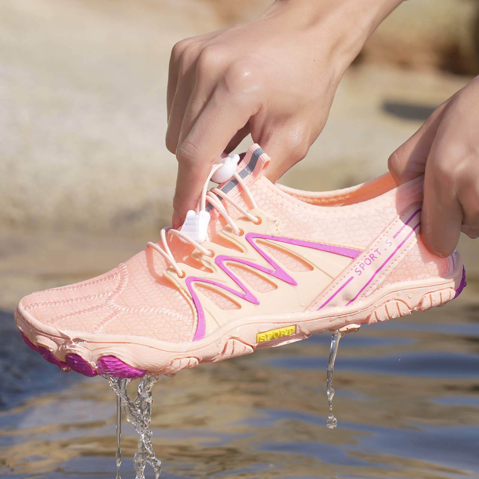 Pink Barefoot Water Shoes Unis – Pilates Yoga Bar recenzja i cena