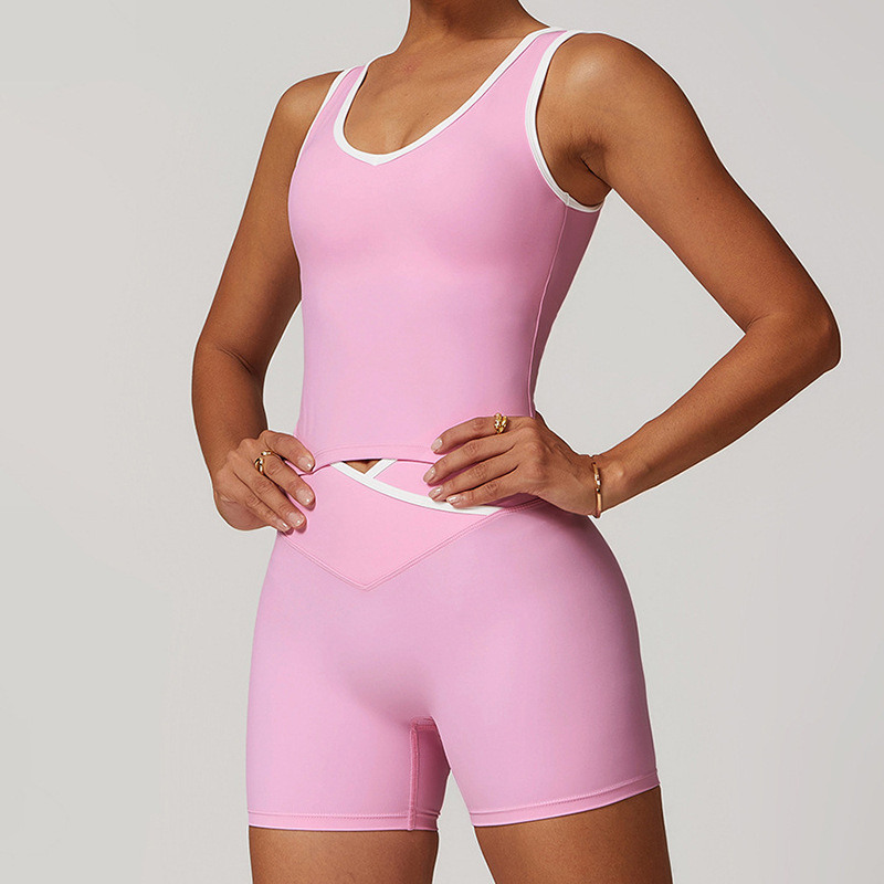 Tight Fitting Sleeveless Cross – Pilates Yoga Set recenzja i cena