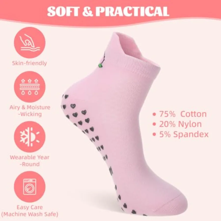 6 Pairs Pilates Socks with Gri – Pilates Yoga Bar recenzja i cena