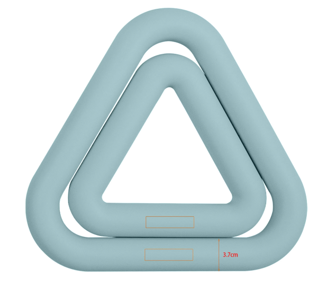 Triangle Iron Ring Yoga Weight – Pilates Yoga Ring Exercises recenzja i cena