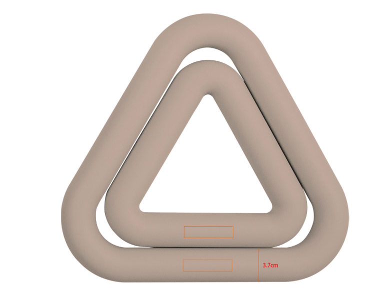 Triangle Iron Ring Yoga Weight – Pilates Yoga Ring Exercises recenzja i cena