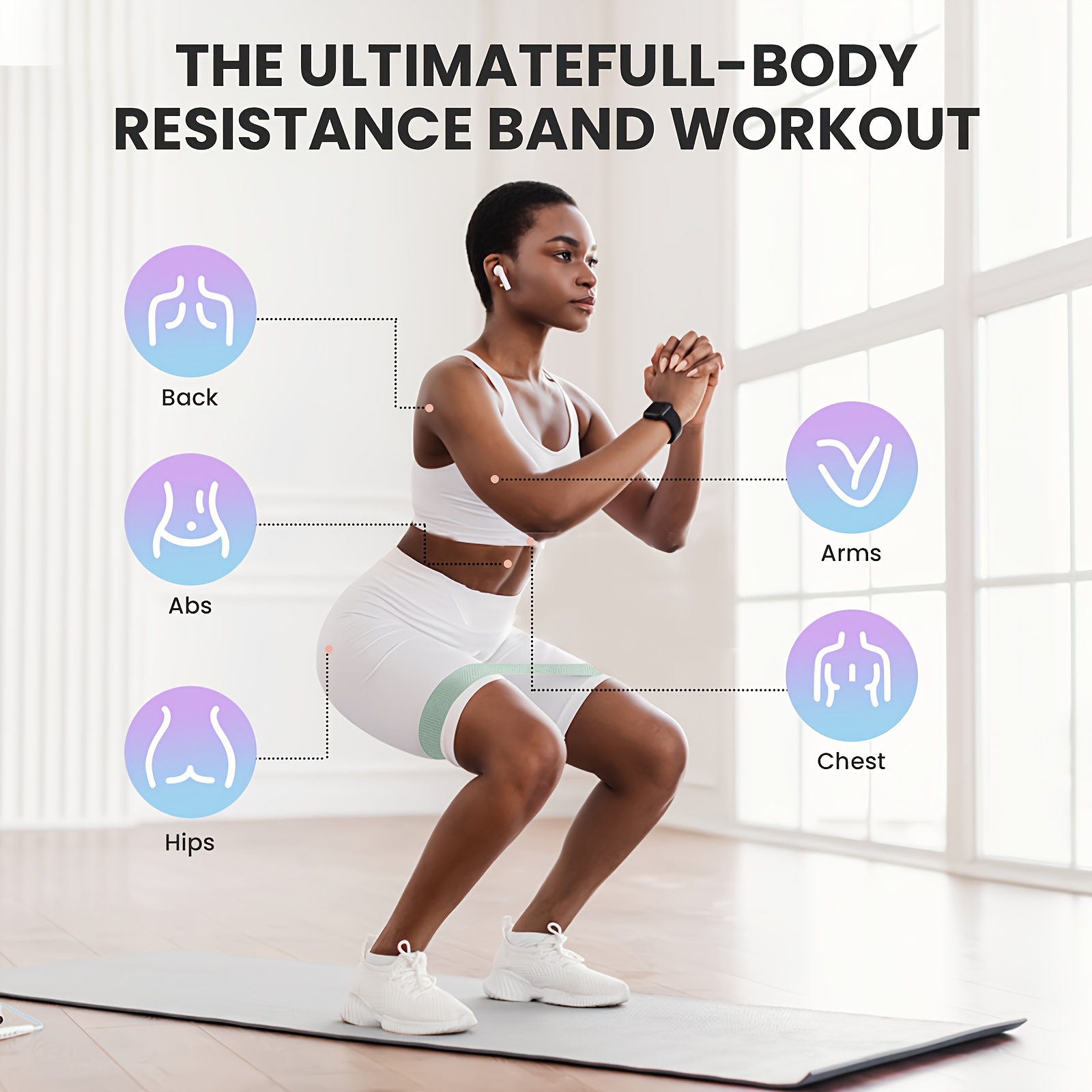 1Pc/4Pcs Fitness Resistance Ba – Pilates Yoga Kit recenzja i cena