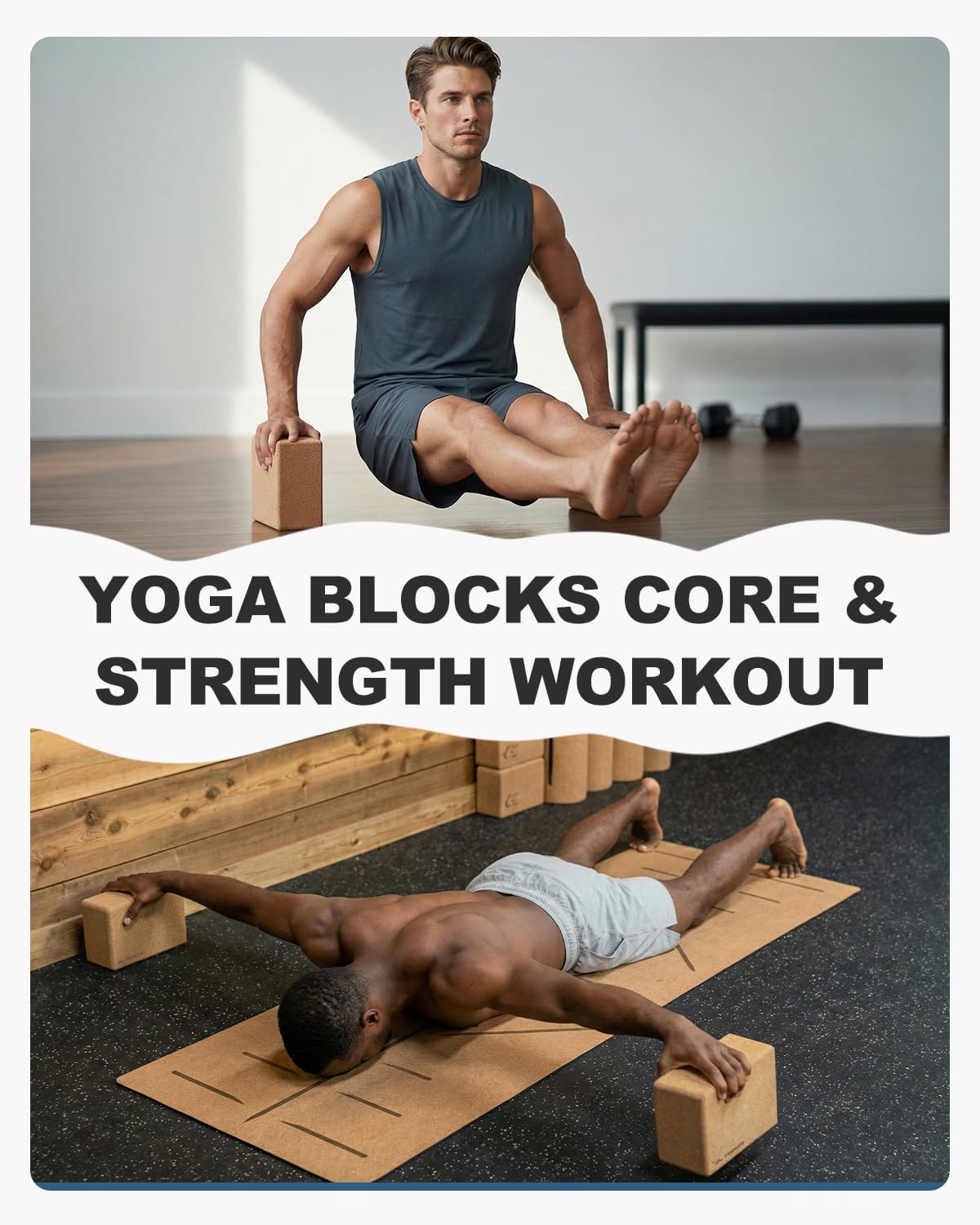 Natural Cork Yoga Blocks 2 Pac – Pilates Yoga Block recenzja i cena