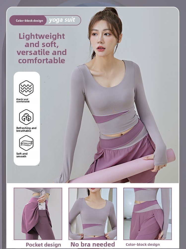 Mint Peach Color Block Yoga Fi – Pilates Yoga Morning recenzja i cena