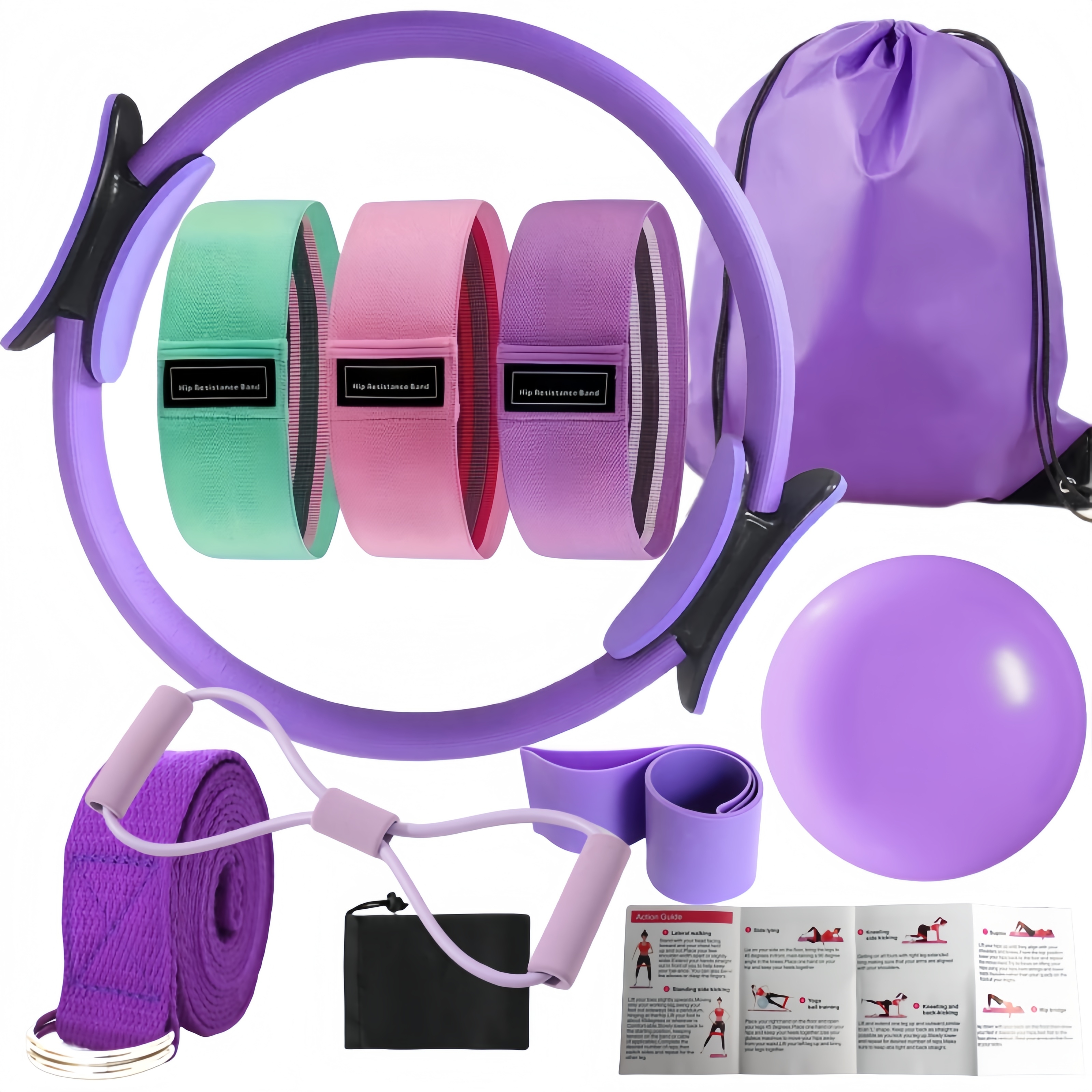 10-Piece Pilates Loops Yoga Ki – Pilates Yoga Kit recenzja i cena