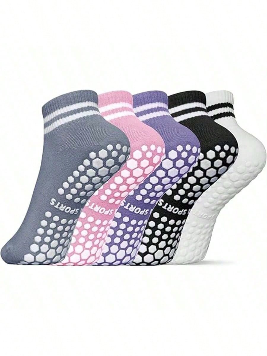 5 Pairs Women Double Stripe No – Pilates & Yoga Wohlfühlen Forchheim recenzja i cena
