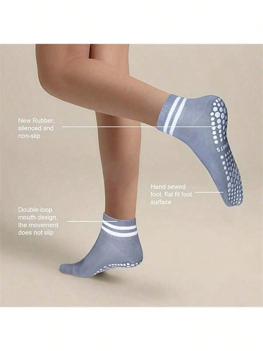 5 Pairs Women Double Stripe No – Pilates & Yoga Wohlfühlen Forchheim recenzja i cena