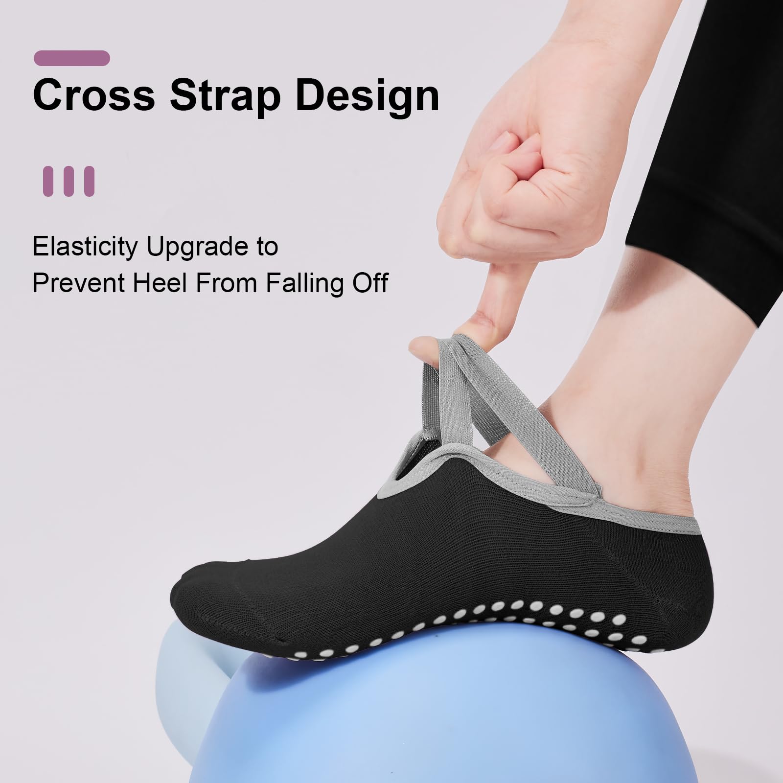 4-pack women's Pilates socks,  – Pilates Yoga Kit recenzja i cena