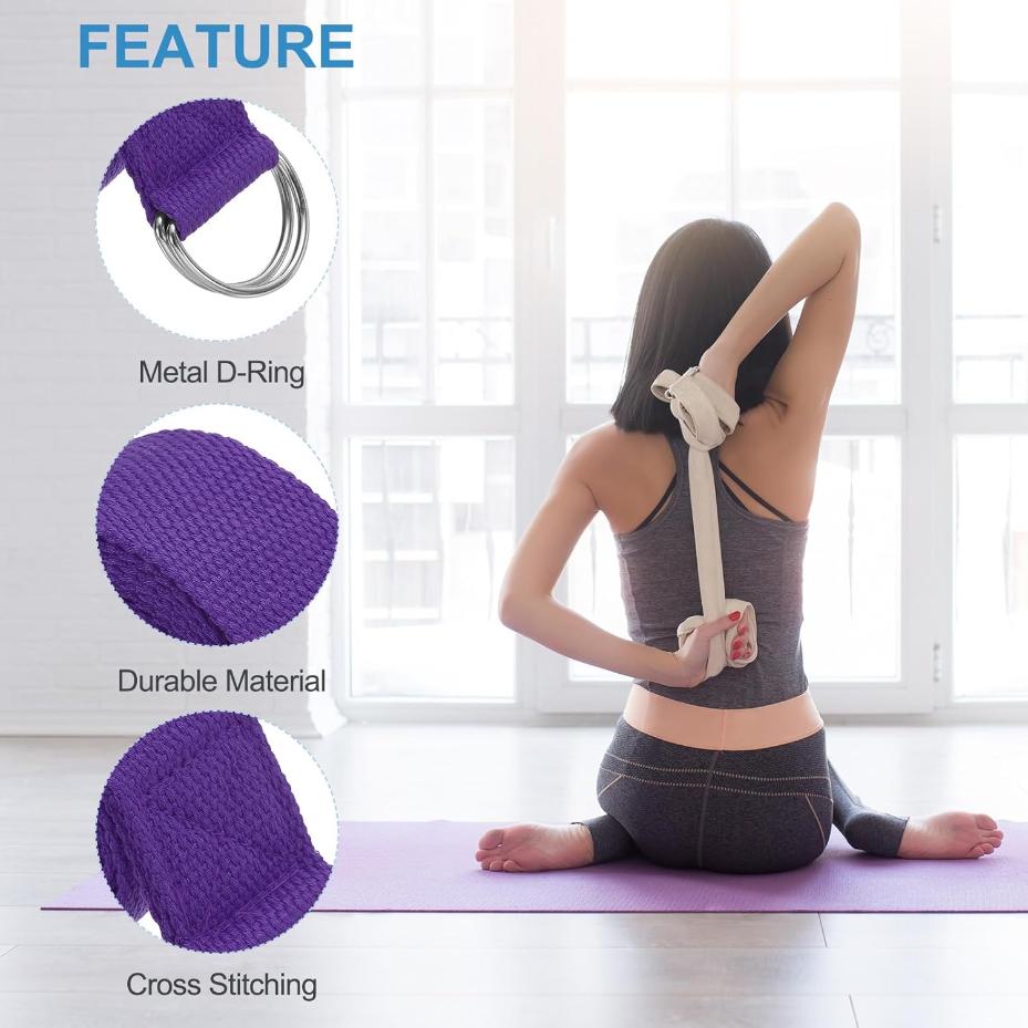 183*3.8cm Yoga Strap Cotton Ex – Pilates Yoga Ring Exercises recenzja i cena
