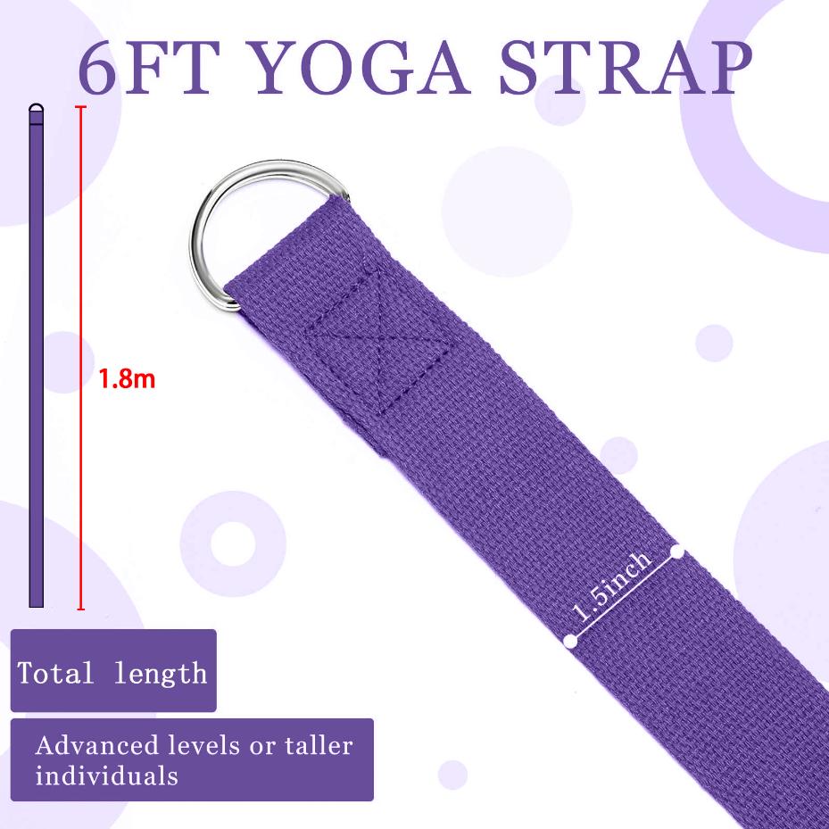 183*3.8cm Yoga Strap Cotton Ex – Pilates Yoga Ring Exercises recenzja i cena
