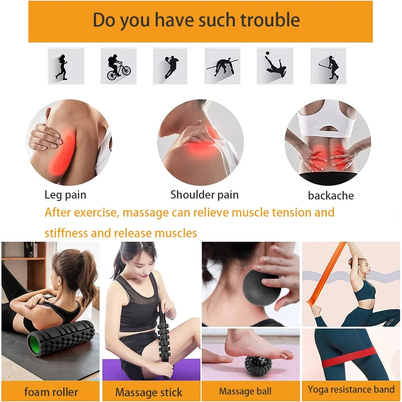 6 in 1 Yoga Training Tools, Fo – Pilates Yoga Roller recenzja i cena