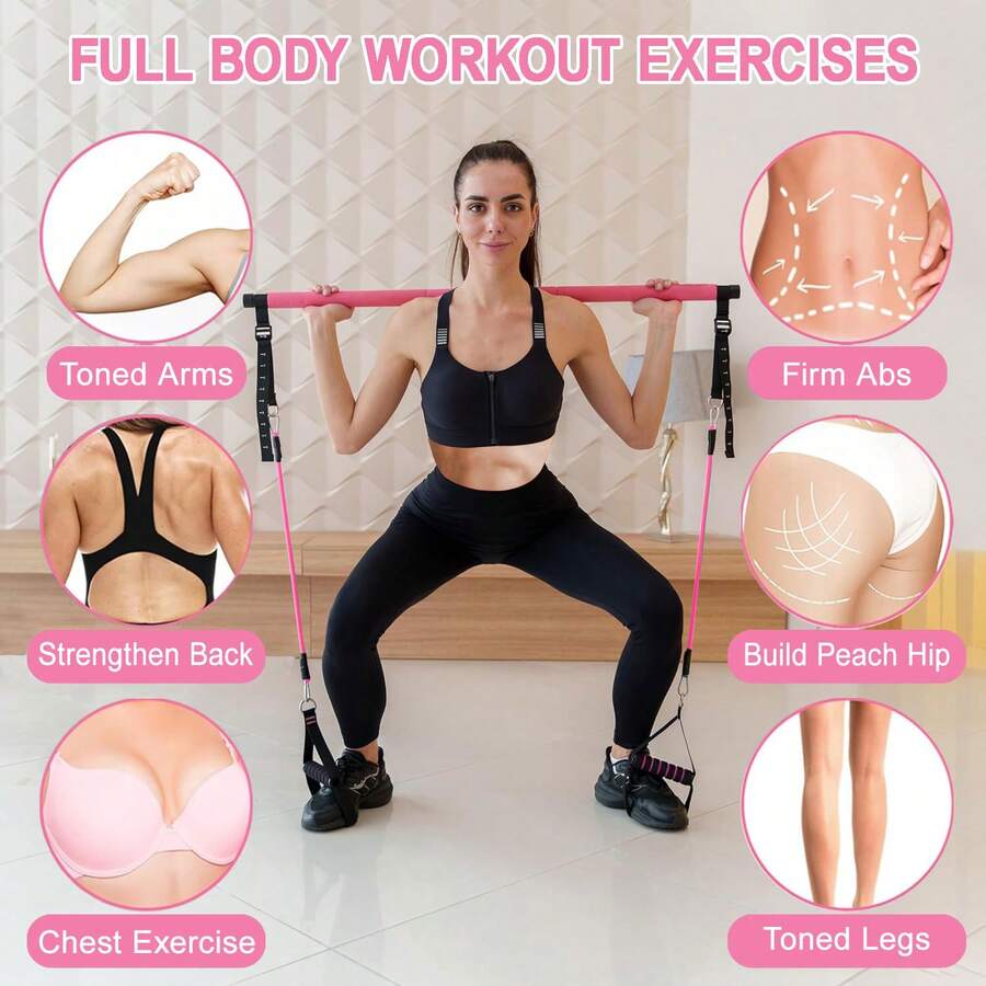 Pilates Bar Kit With 6x Resist – Pilates Yoga Kit recenzja i cena