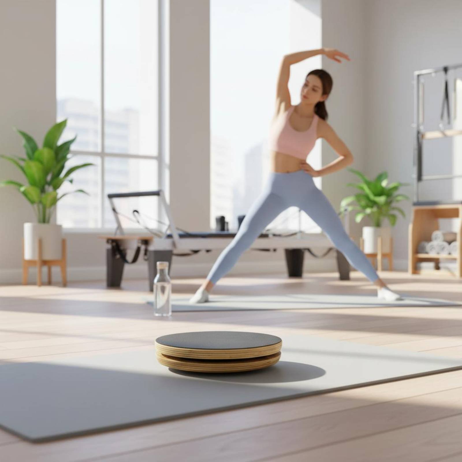 2 Pieces Wooden Pilates Disc S – Pilates & Yoga Wohlfühlen Forchheim recenzja i cena